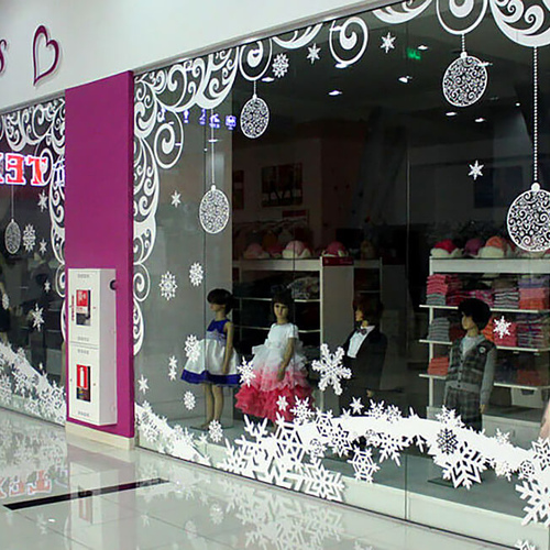 Наклейки на витрину Наклейки на витрину